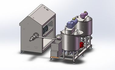 Αναμίκτης κτυπήματος κέικ κρέμας συστημάτων ελέγχου PLC με την ικανότητα 150 - 400 kg/hr προμηθευτής
