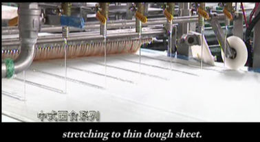 Επίπεδο ψωμί υψηλής ικανότητας που κατασκευάζει τη μηχανή, αυτόματη γραμμή παραγωγής Lacha Paratha προμηθευτής