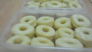 Κίνα Ημι τελειωμένη παγωμένη doughnut γραμμή παραγωγής με την ικανότητα 1000 - 15000 PC/ωρ. εργοστάσιο